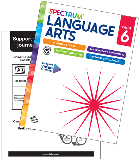 Spectrum Language Arts Grade 6 Free Sample
