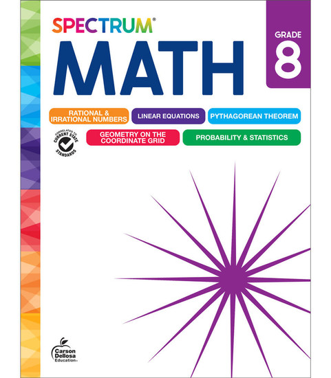 Spectrum Math Workbook image