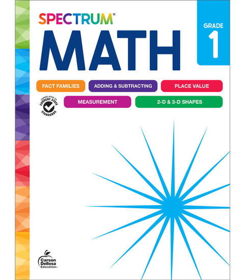 Spectrum Math Workbook image