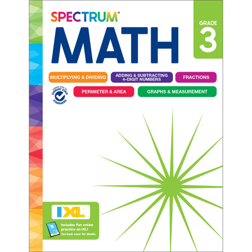 Spectrum Math Workbook image
