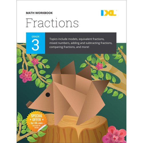 IXL Topic-Specific Workbooks IXL Fractions Workbook image