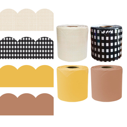 65' Honeybee 4 Pack Rolled Bulletin Board Border Set image 65' Honeybee 4 Pack Rolled Bulletin Board Border Set image