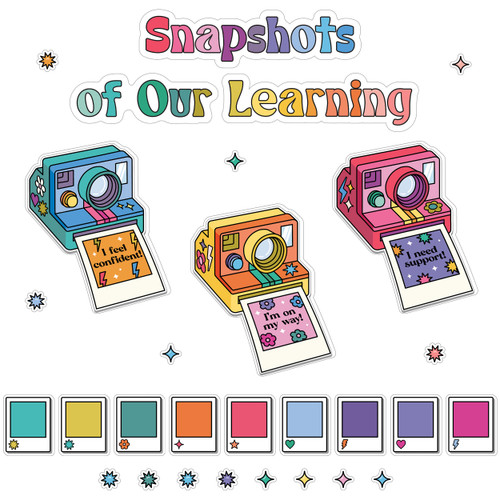 Snapshots of Our Learning Bulletin Board Set image
