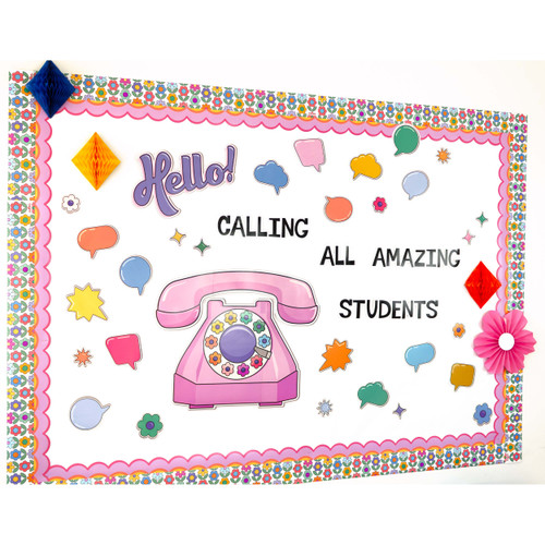 Hello! Calling All Amazing Students Bulletin Board Set