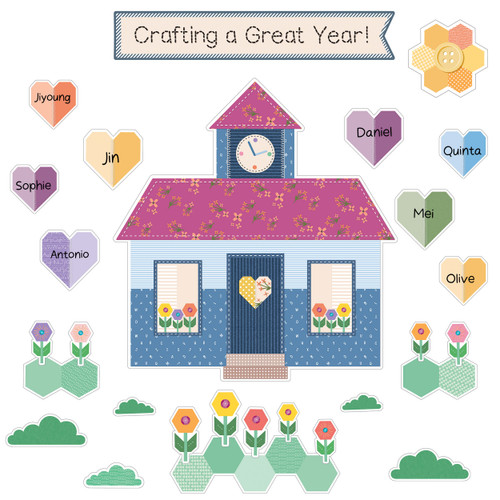 Crafting a Great Year! Bulletin Board Set image