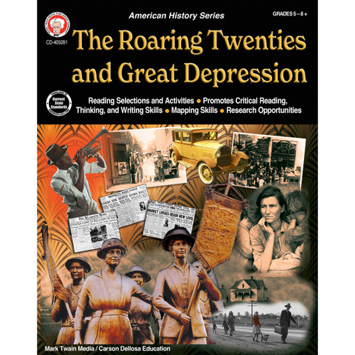 American History Series The Roaring 20s and the Great Depression Workbook image