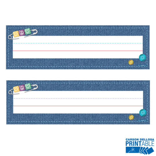 Crafty and Cool Printable Nameplates Printable Name Plates image