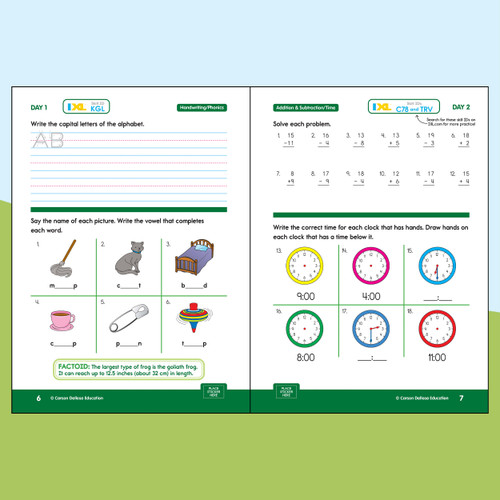 Grade 1-2 Summer Bridge Activities Quick Workbook