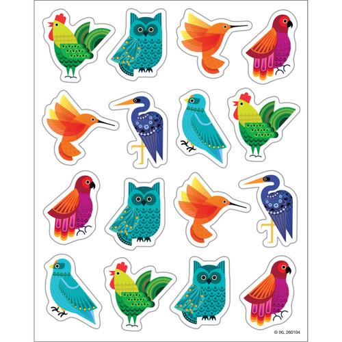 IXL Takeoff Feathered Friends Shape Stickers image