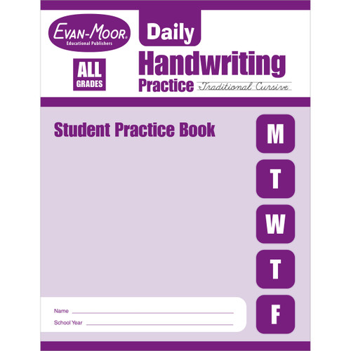 Daily Handwriting Practice: Traditional Cursive, Student 5-Pack Workbook Bundle image