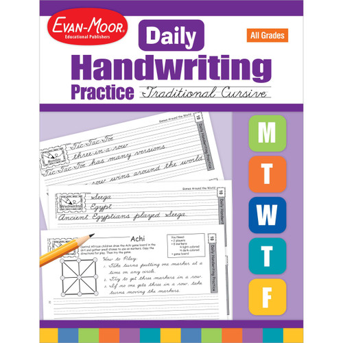 Daily Handwriting Practice: Traditional Cursive, Teacher Resource Book image