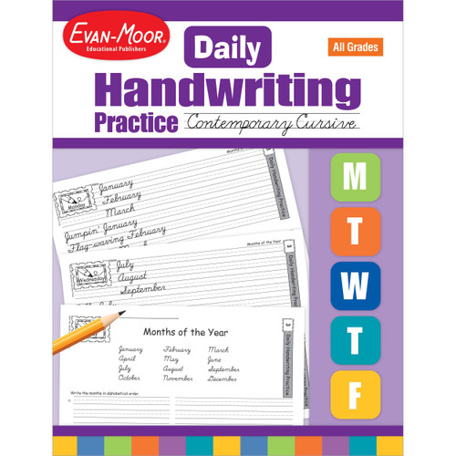 Daily Handwriting Practice: Contemporary Cursive, Teacher Resource Book image
