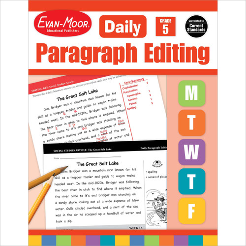 Daily Paragraph Editing, Teacher Resource Book image
