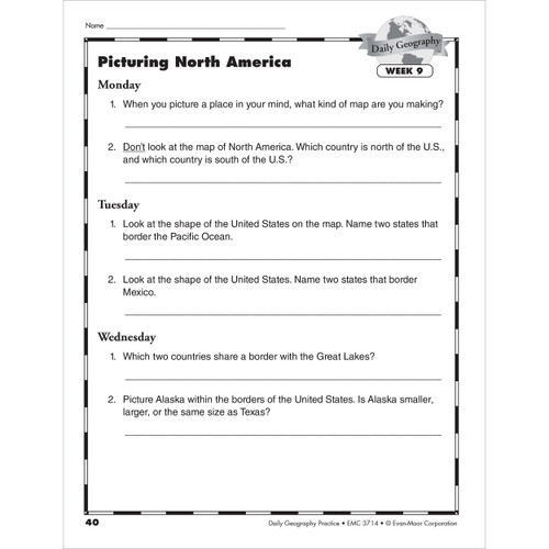 Grade 5 Daily Geography Practice, Teacher Resource Book eBook