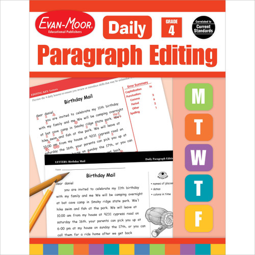 Daily Paragraph Editing, Teacher Resource Book image