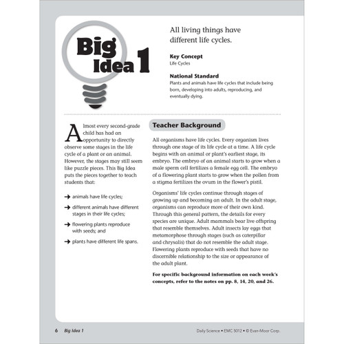 Grade 2 Daily Science, Teacher Resource Book eBook