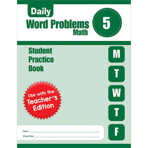 Daily Word Problems Math, Student Workbook image