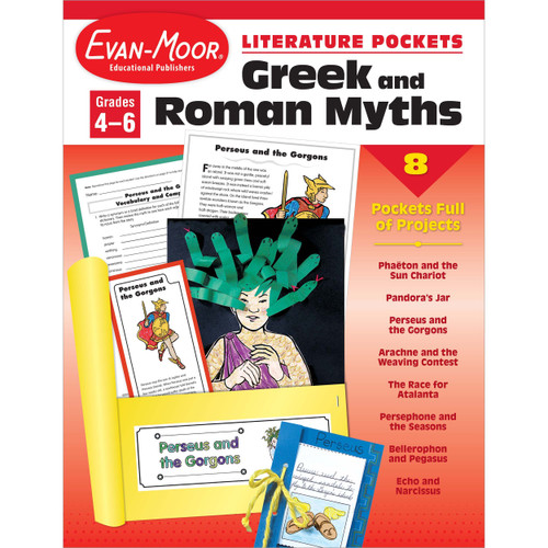 Literature Pockets: Greek & Roman Myths Resource Book image
