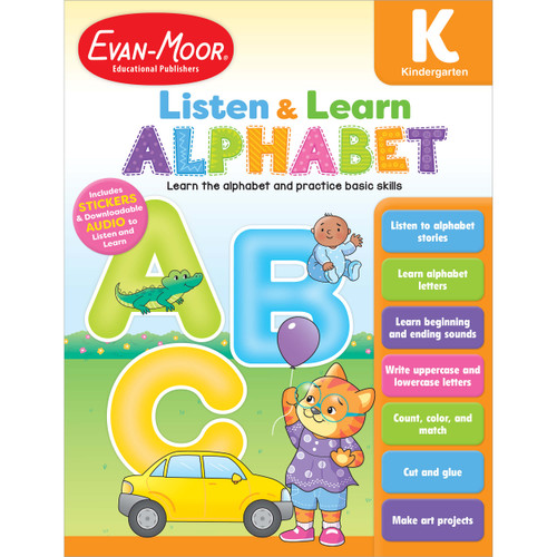 Listen and Learn: Alphabet Activity Book image
