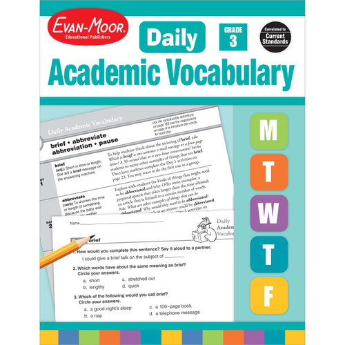 Daily Academic Vocabulary, Teacher Resource Book image