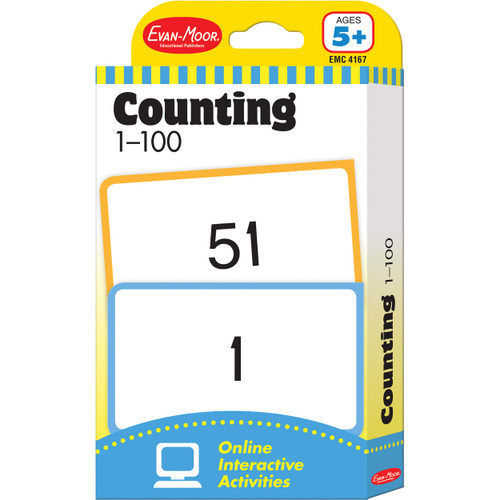 Learning Line: Counting 1-100 Flash Cards image