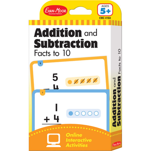 Learning Line: Addition and Subtraction Facts to 10 Flash Cards image