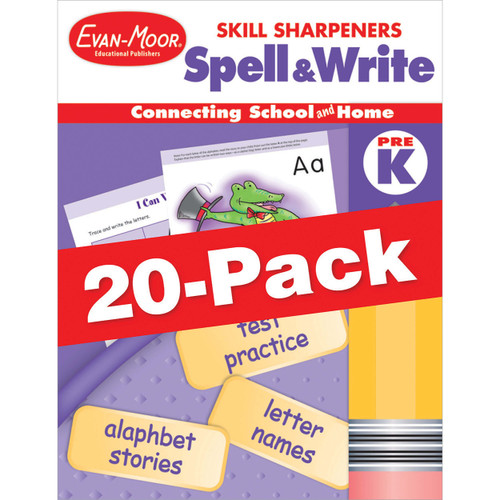 Skill Sharpeners: Spell & Write, 20-Pack Workbook Bundle image
