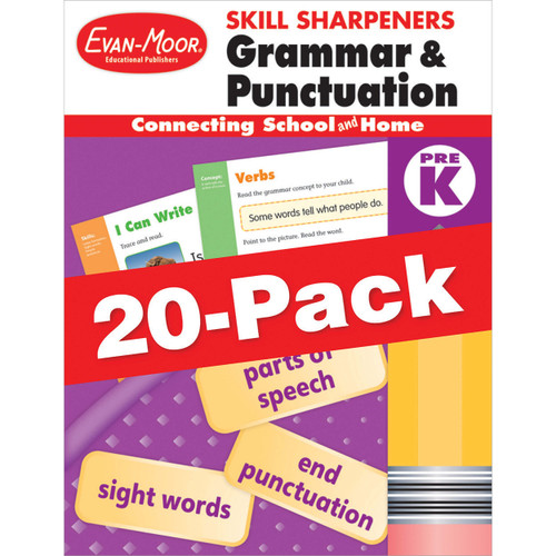 Skill Sharpeners: Grammar & Punctuation, 20-Pack Workbook Bundle image