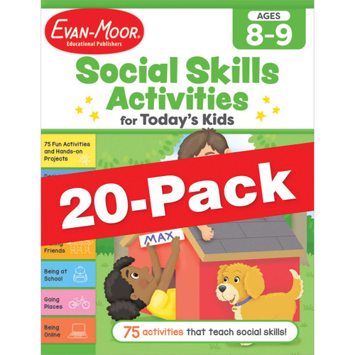 Social Skills Activities for Today’s Kids Workbook Social Skills Activities for Today's Kids, 20-Pack Activity Book Bundle image