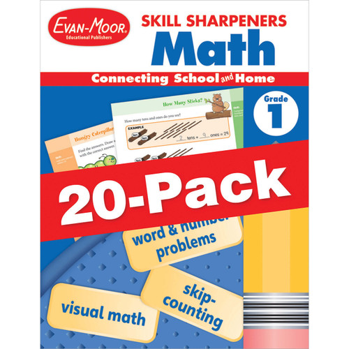 Skill Sharpeners: Math, 20-Pack Workbook Bundle image