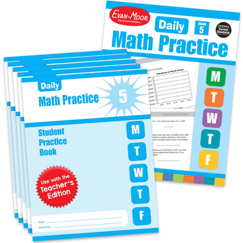 Daily Math Practice, Class Pack Classroom Set image