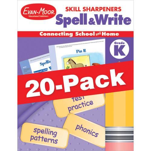 Skill Sharpeners: Spell & Write, 20-Pack Workbook Bundle image