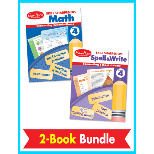 Skill Sharpeners Math and Spelling Skill Sharpeners: Math and Spelling Workbook Bundle image