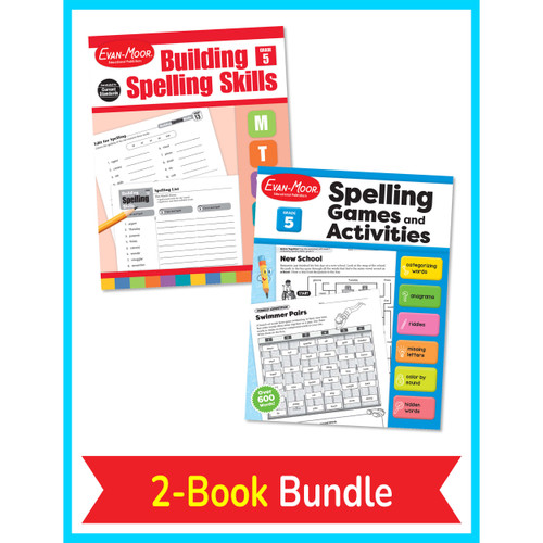 Spelling Games and Activities Spelling, Teacher Resource Book Bundle image