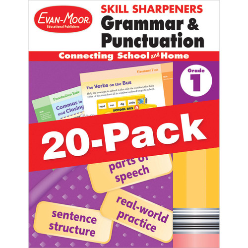 Skill Sharpeners: Grammar & Punctuation, 20-Pack Workbook Bundle image