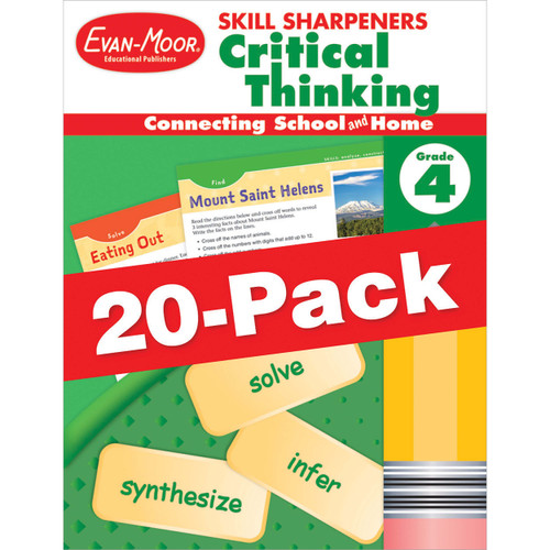Skill Sharpeners: Critical Thinking, 20-Pack Workbook Bundle image
