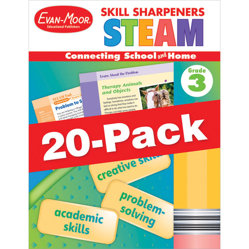 Skill Sharpeners: STEAM, 20-Pack Workbook Bundle image