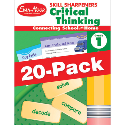 Skill Sharpeners: Critical Thinking, 20-Pack Workbook Bundle image