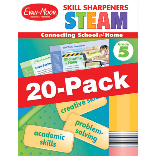 Skill Sharpeners: STEAM, 20-Pack Workbook Bundle image