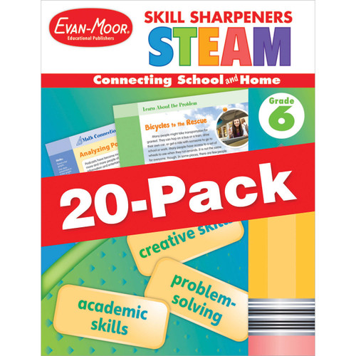 Skill Sharpeners: STEAM, 20-Pack Workbook Bundle image