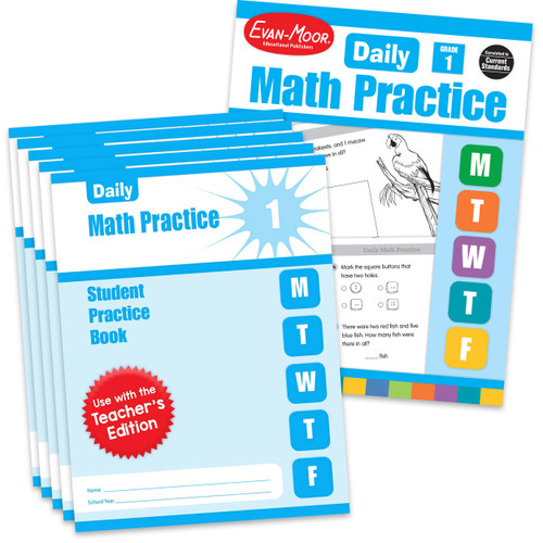 Daily Math Practice, Class Pack Classroom Set image
