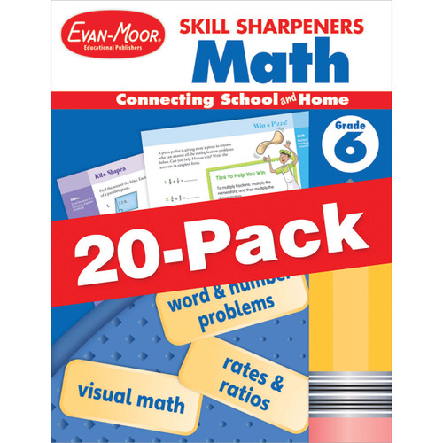 Skill Sharpeners: Math, 20-Pack Workbook Bundle image
