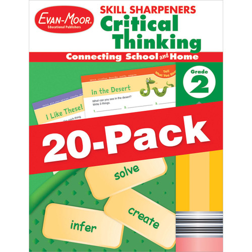 Skill Sharpeners: Critical Thinking, 20-Pack Workbook Bundle image