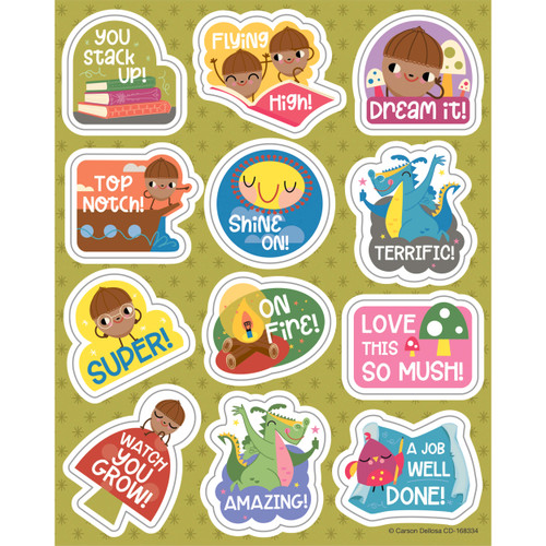 Fairy Tale Forest Motivational Stickers image