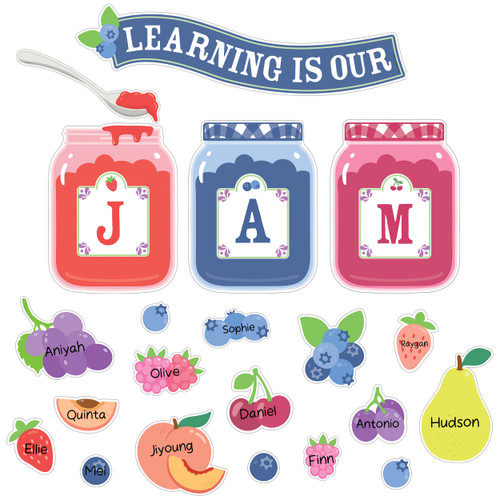 Learning Is Our Jam Bulletin Board Set image