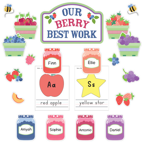 Our Berry Best Work Bulletin Board Set image
