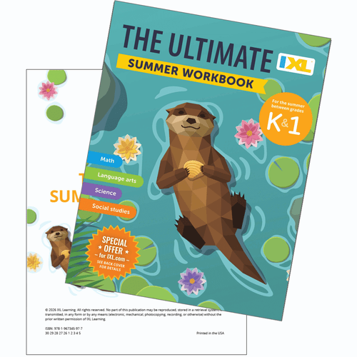The IXL Ultimate Summer Workbook Grade K-1 Free Sample