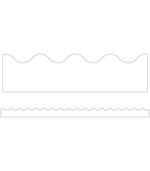  Carson Dellosa 65 Ft Scalloped White Bulletin Board Borders,  Classroom Borders for Bulletin Board, White Board, Cork Board, Locker, and  Classroom Décor, Bulletin Board Trim : Office Products