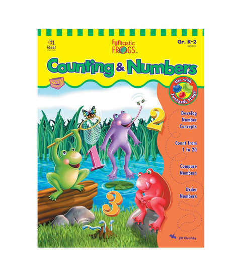 Ideal School Supply Funtastic Frogs Counting & Numbers, Grades K - 2 Teacher