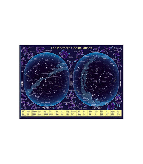 The Northern Constellations Chart image